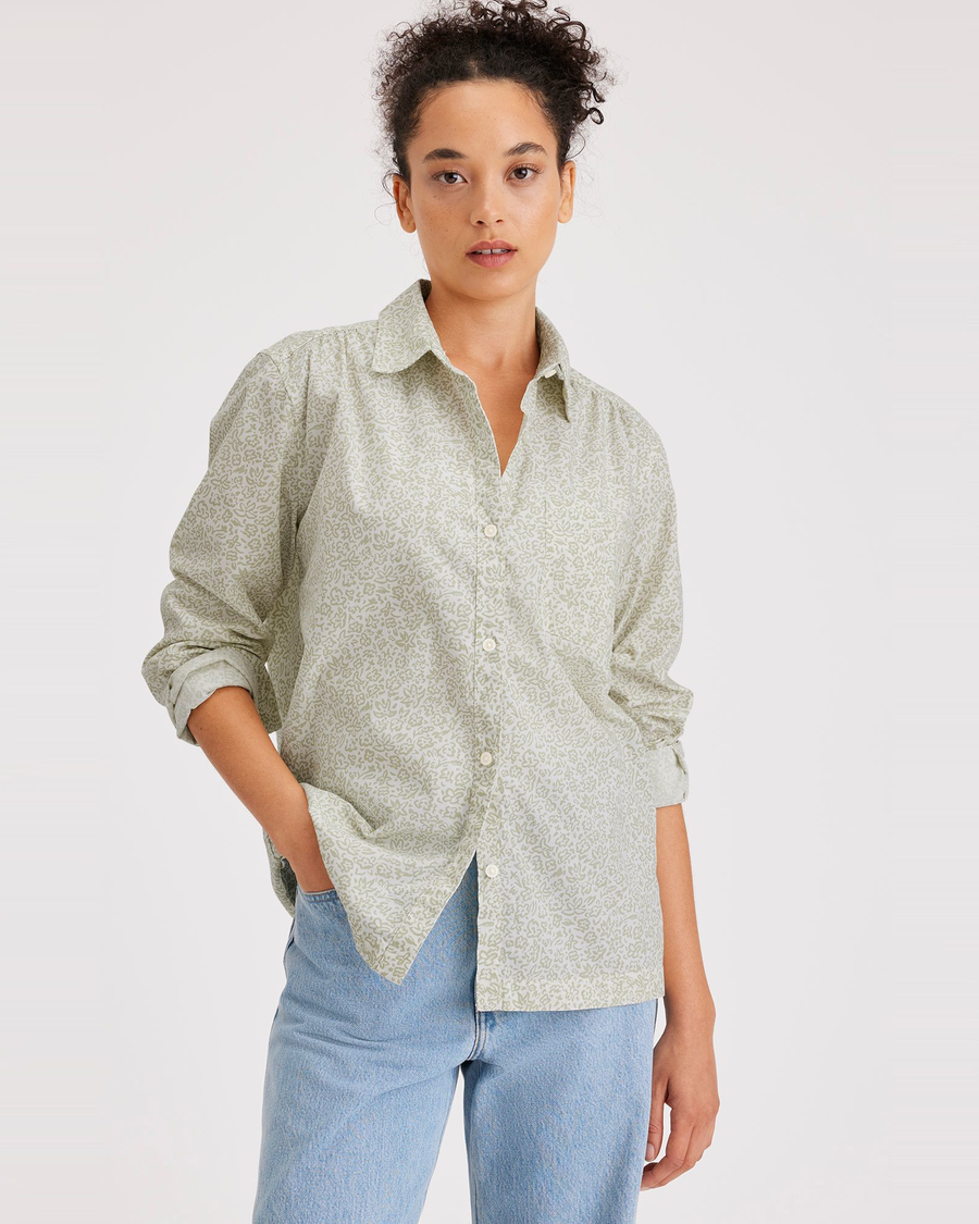 (image for) Unique Charm Favorite Button-Up Shirt, Regular Fit